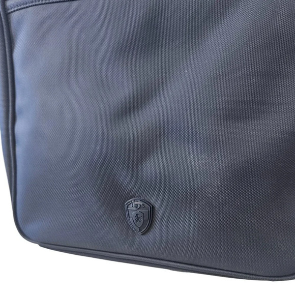 HEYS HiLite Dual Zip Crossbody Travel Bag Navy NWT RFID Shield Tablet Holder - Picture 4 of 5